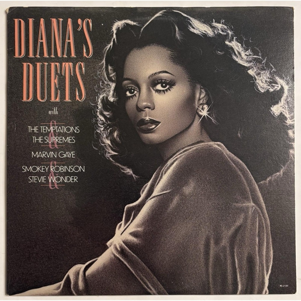 Diana Ross - Diana's Duets - Motown Vinyl LP Ultrasonic Cleaned w/ Inner Sleeve